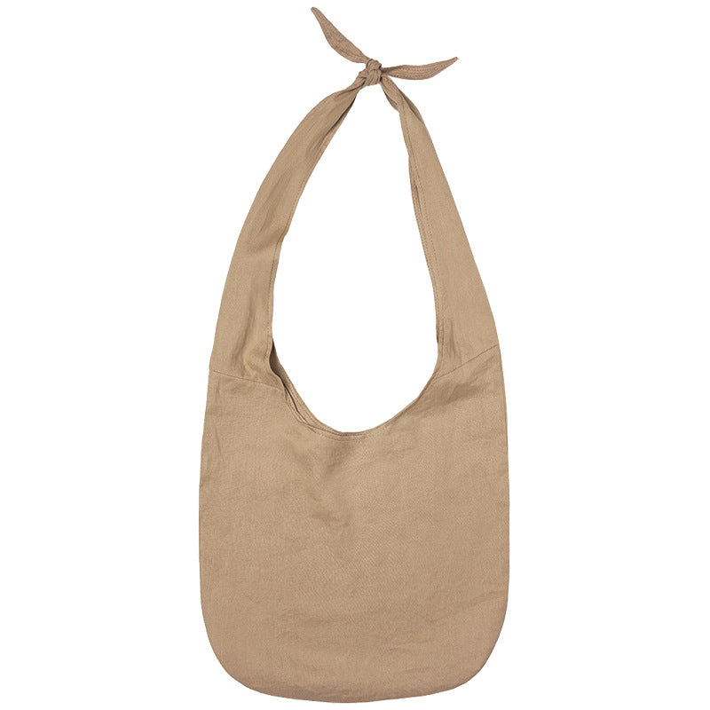 Linen Sail Large Capacity Underarm Bag