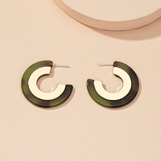 Retro Fashion Geometric Earrings Women